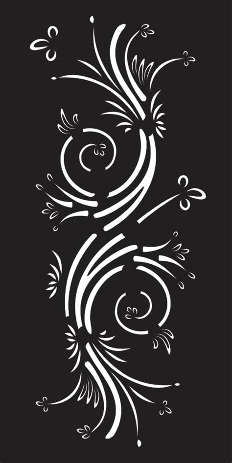 Screen Flower Patterns cnc plasma dxf files download | FreeVector