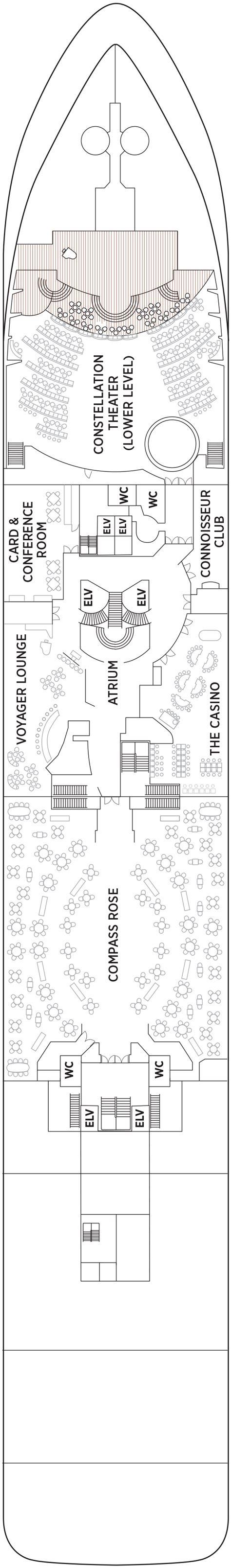 Deck Plan for Regent Seven Seas Voyager | Iglu Cruise