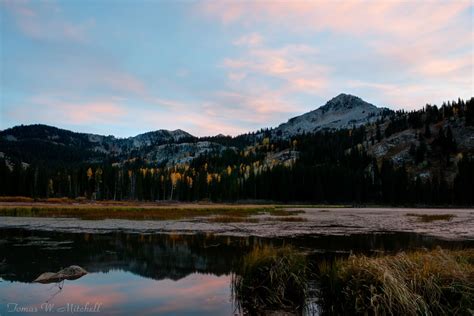 Brighton, Utah "Silver Lake Sunset" Photography Print, Landscape Photography, Lake Sunset ...