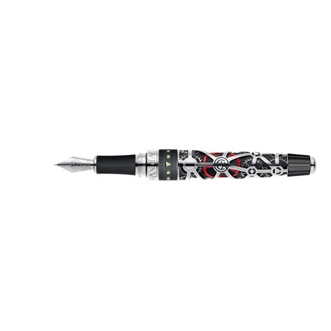 Caran d'Ache 1010 Chrono Sport Silver Fountain Pen - Limited Edition