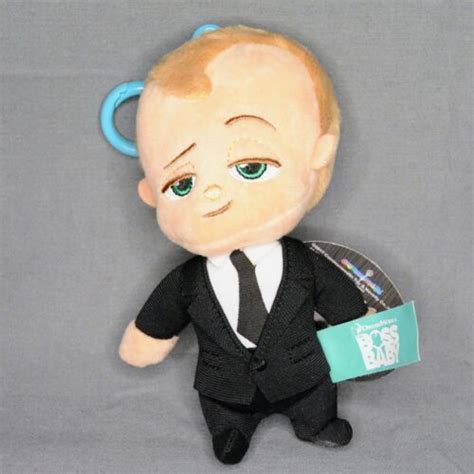 Dreamworks Boss Baby Plush Figure with Keychain Backpack Clip 2017 | #4624804330