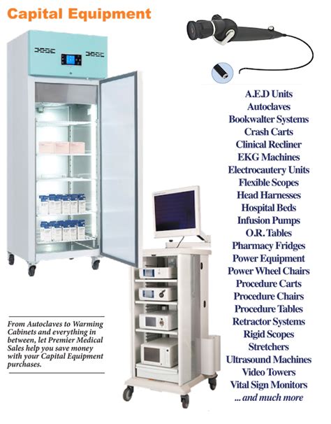 Premier Medical Sales – Capital Equipment