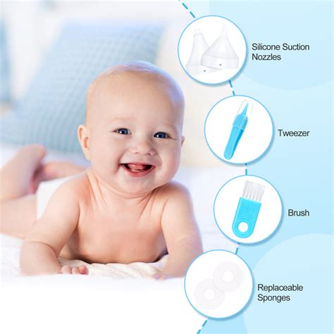 Easy@Home Baby Electric Nasal Aspirator: USB Rechargeable Baby Nose Su