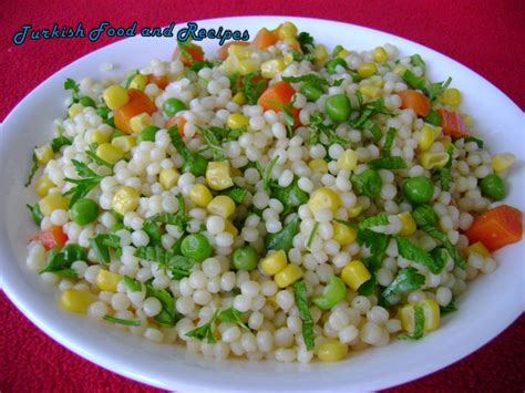 Turkish Food & Recipes: Couscous Salad (Kuskus Salatasi)