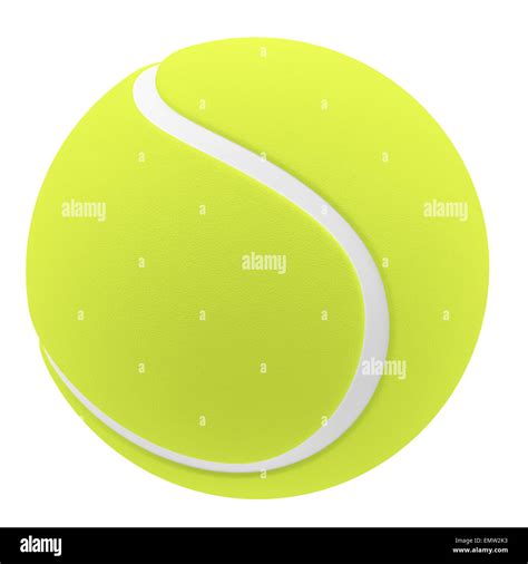 Tennis ball isolated on white background Stock Photo - Alamy