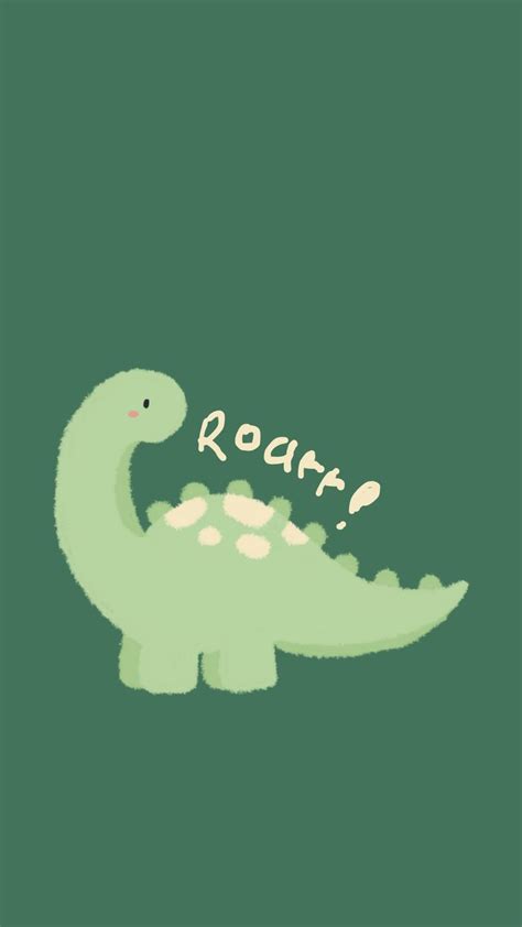 cute dinosaur wallpaper | Dinosaur wallpaper, Cartoon wallpaper, Cute simple wallpapers