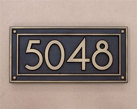 Modern Prairie Horizontal Address Plaque | Address plaque, Plaque ...