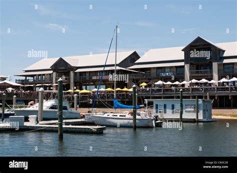 Florida, Pensacola, marina, restaurants Stock Photo - Alamy