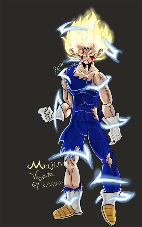 ArtStation - Majin Vegeta Buu Saga