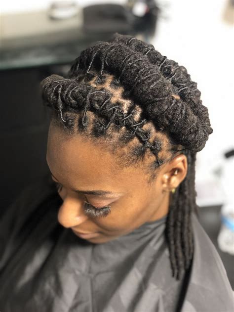 Loc barrel roll | Natural hair styles, Hair styles, Stylists