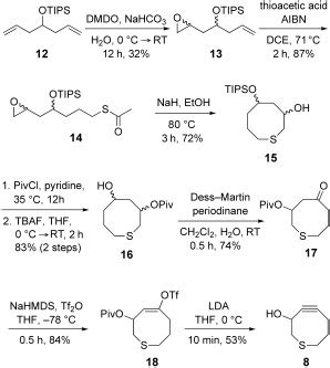 Scheme 2. Synthesis of thiaOCT. AIBN=2,2′-azobisisobutyronitrile,... | Download Scientific Diagram