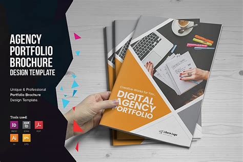 Digital Agency Portfolio Brochure v1 (111759) | Brochures | Design Bundles