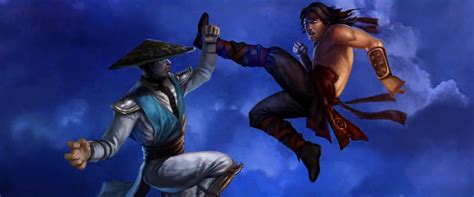 Liu Kang Vs Raiden by x-ninja00 on DeviantArt