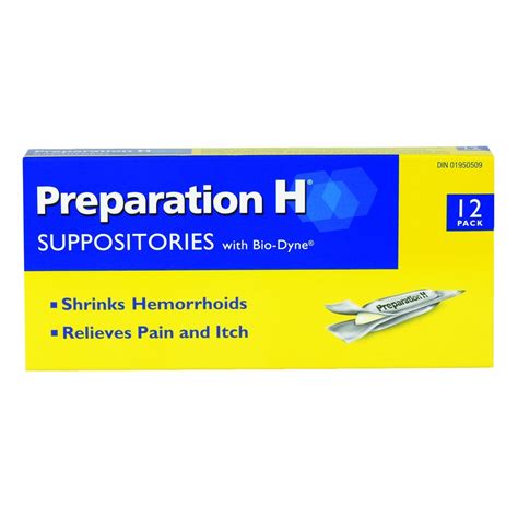 Preparation H Suppositories With Bio-dyne - CTC Health