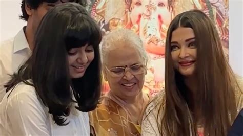 Aishwarya Rai cuts birthday cake at an event with daughter Aaradhya ...