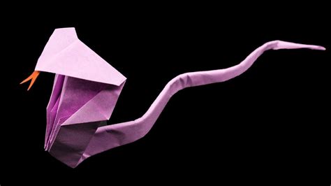 easy origami snake Origami snake (jo nakashima) - Paper Craft