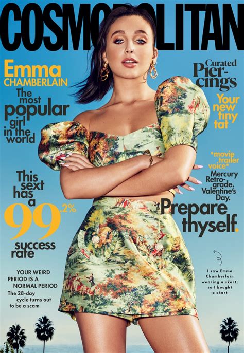 Emma Chamberlain Cosmopolitan 2020 Cover Photos