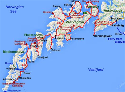 Lofoten Islands of Vestvågøya, Flakstadøya and Moskenesøya