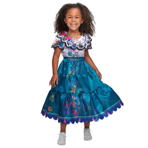 Buy Disney Encanto Mirabel Dress, Costume for Girls Ages 3 and up, Outfit Fits Children Sizes 4 ...