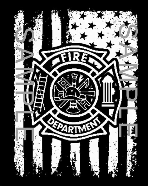 American Flag Firefighter/ Digital Download - Etsy