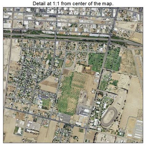 Aerial Photography Map of Hanford, CA California