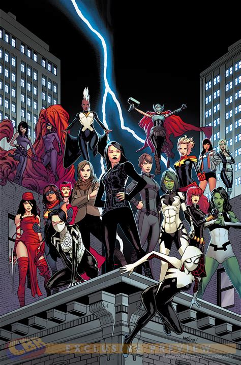 SHIELD Comic Cover Features Women of Marvel | The Mary Sue