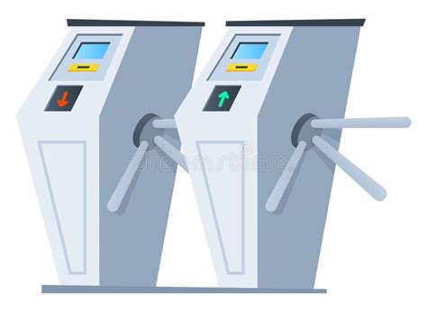 Subway Turnstile Stock Illustrations – 648 Subway Turnstile Stock ...