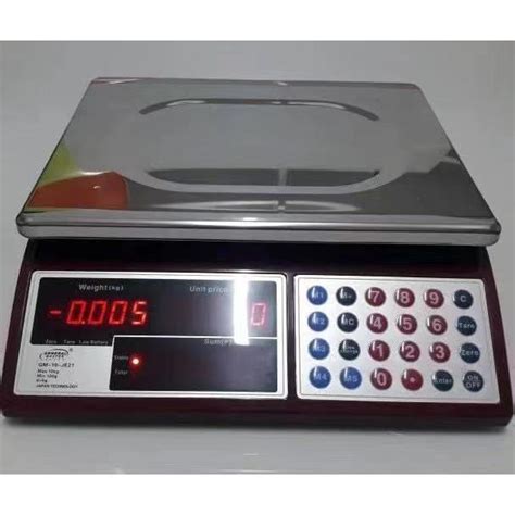 General master digital weighing scale price computing 10kg 15kg 30kg ...