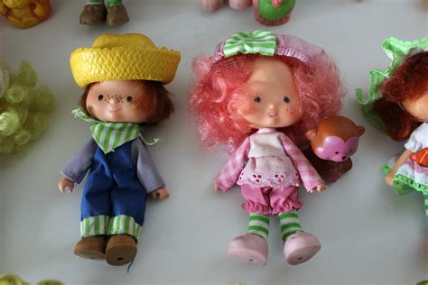 Vintage Lot Strawberry Shortcake Dolls with Pets, 1980s Party Pleaser ...