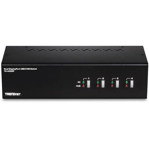 4-Port Dual Monitor DisplayPort KVM Switch – DisplayPort KVM Switch ...