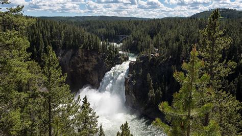 Upper Falls of the Grand Canyon of the Yellowstone - Yellowstone ...