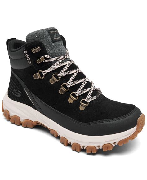 Skechers Relaxed Fit - Edgemont - High Profile Hiking Sneaker Boots From Finish Line in Black | Lyst