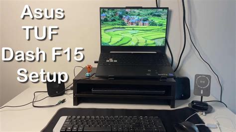 Asus TUF Dash F15 | Accessories Unboxing & Gaming Setup | i7 12650H ...