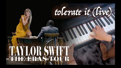 Piano Chords: tolerate it (Live) - Taylor Swift Live at The Eras Tour - YouTube