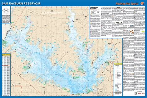 Sam Rayburn Lake Map - Map Of Amarillo Texas