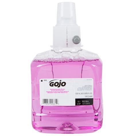 GOJO® 1912-02 LTX Plum 1200 mL Foaming Antibacterial Hand Soap