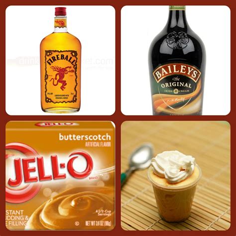 rumchata fireball pudding shots