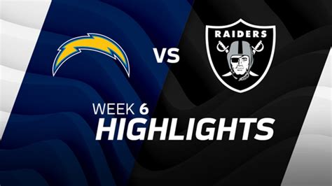 Chargers vs. Raiders Highlights