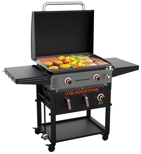 Review: Blackstone 2-Burner 28" Griddle with Electric Air Fryer and Hood - Griddle Sizzle