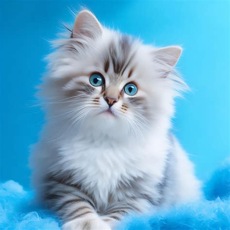 Premium AI Image | Cute cat blue eyes