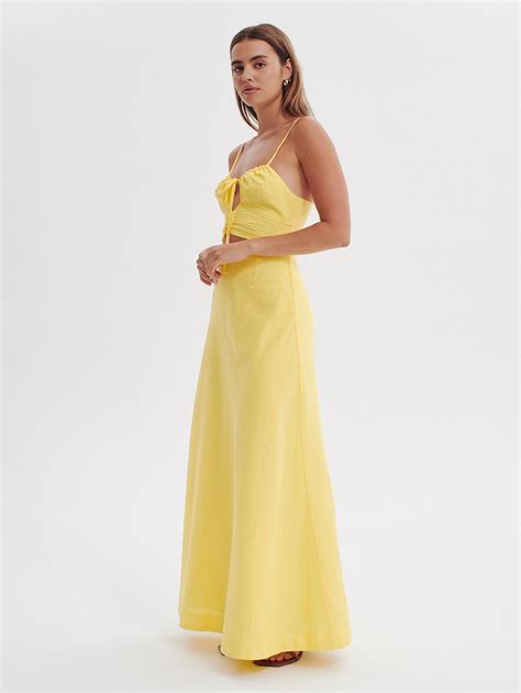 Ownley Sundream Maxi Dress in Sunshine Yellow Sunshine | Glue Store