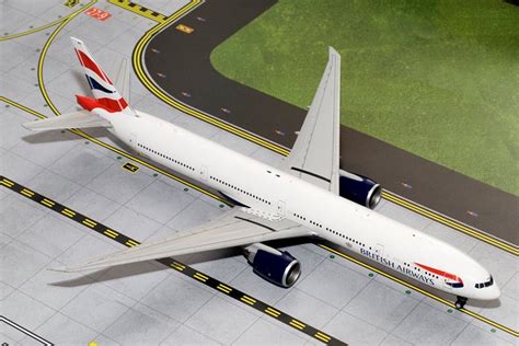 Highly detailed Gemini Jets diecast model airplane British Airways Boeing 777-300ER Reg# G-STBG ...