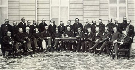 27 octobre 1864 Fin de la Conférence de Québec – Je me souviens