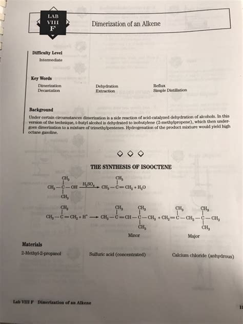 Solved The starting material is the 2-methyl-2-propanol. The | Chegg.com