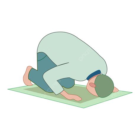 Sholat Sholat Sujud Posisi Laki Laki, Berdoa, Shalat, Sujud PNG dan ...