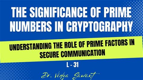 Prime Numbers | The Significance of Prime Numbers in Cryptography - YouTube