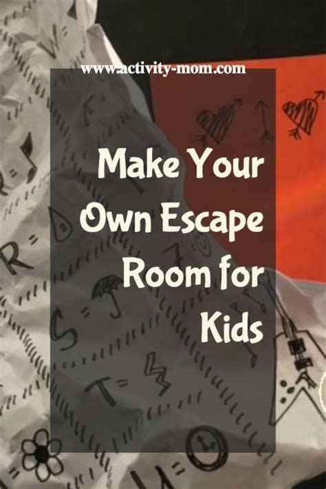 Make Your Own Escape Room Challenge for Kids (FREE Printable) - The ...