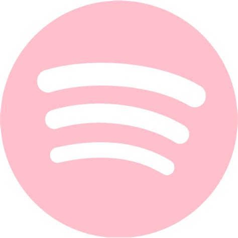 Pink spotify icon - Free pink site logo icons