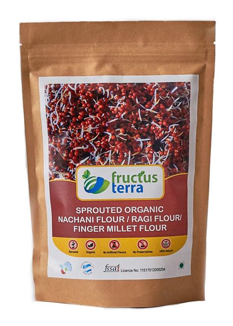 Get Certified Organic Sprouted Ragi/Nachani/Finger Millet Flour at ₹ 260 | LBB Shop