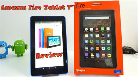 Amazon Fire Tablet 7" REVIEW - 5th Gen, New Colors - YouTube